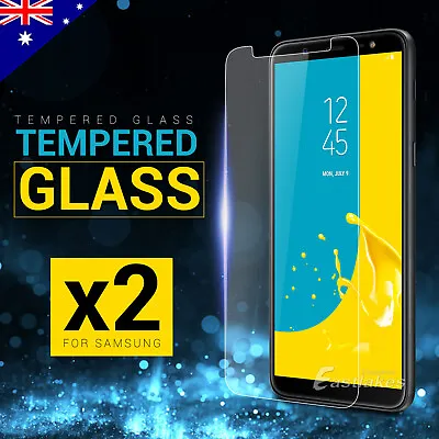 $3.95 • Buy 2x Tempered Glass Screen Protector For Samsung Galaxy A8 J2 Pro 2018 J5 Pro