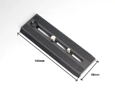 Quick Release Plate Adapter For Manfrotto Camera Tripod Accessories Length 140mm • £23.04