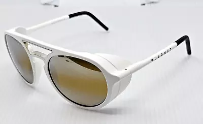 Vuarnet Sunglasses VL1709 0027 Ice Round Matte White With Skilynx Lenses • $203.33