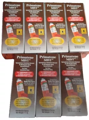 7 Primatene Mist Inhalers Exp: 2025- 07 • $160