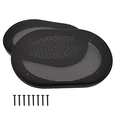 4  X 6  Speaker Grill Covers Car Speaker Subwoofer Guard Protector ABS Plas... • $36.09