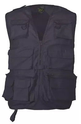 Multi-Pocket Fishing Vest | Mens Lightweight Fishing Gilet In XS-5XL 4 Colours  • £19.95