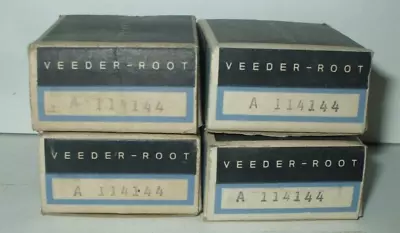 Vintage  Veeder Root Mechanical Counter  A 114144 Nos Qty. 4 • $12