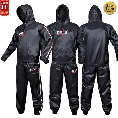 Heavy Duty DEFY Sauna Sweat Suit Exercise Gym Suit Fitness Weight Loss Anti-Rip • $35.99