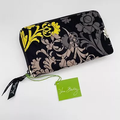 Vera Bradley Accordion Wallet Baroque Black Patterned NWT • $34.85