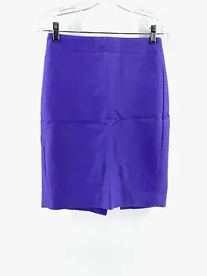 J Crew Women's Purple Pink No. 2 Pencil Skirt Stretch Lined Back Zip Size 00 • $18.99