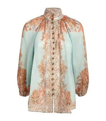 BNWT ZIMMERMANN Devi Paisley Blouse /Top Size 3 • $350