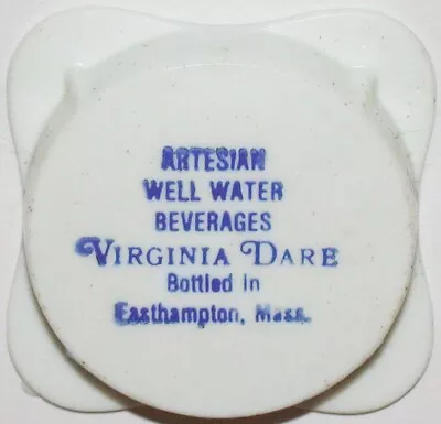 Vintage Soda Pop Bottle Cap VIRGINIA DARE Artesian Well Water Easthampton Mass • $5.09