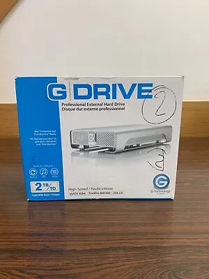 G-Technology GDrive 2TB 7200 RPM Dr 165 MB/s High Performance External HD • $34.40