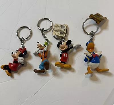 Lot Disney Mickey Mouse And Minnie Mouse Keychains 18141 18032 Red And Black • $9.99