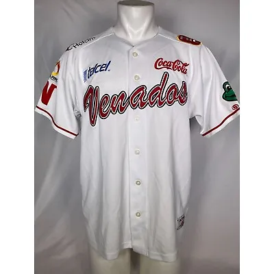 Venados De Mazatlan Liga Mexicana White Baseball Jersey El Siglo Men’s LARGE • $129.99