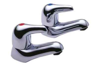 £73.79 • Buy Pegler 4B7040 Performa Leger L153 Water Saving Basin Taps Chrome