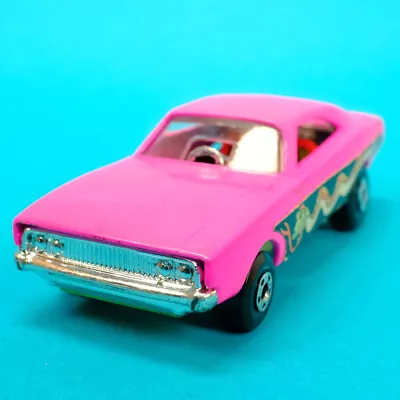 Matchbox Lesney Superfast #70 Dodge Dragster Pink RARE LIGHT YELLOW BASE No Box • $183.13