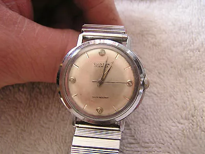 Vintage Clinton Watch 17 Jewels Shock Resistant • $59.99