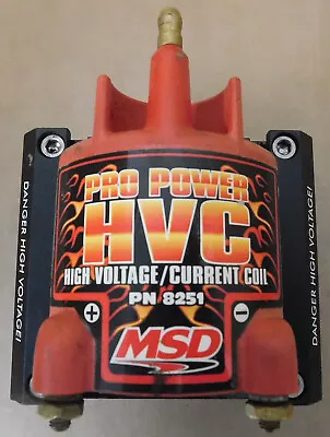 MSD 6 HVC 8251 Ignition Coil 45000KV Epoxy Windings For HVC Ignition Only! • $139.99