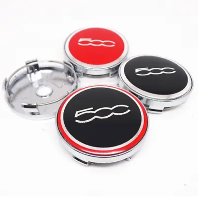 4pcs 60mm 500 500C Alloy Wheel Rim Center Cap Hub For Fiat Abarth Badge Emblem • $26.16