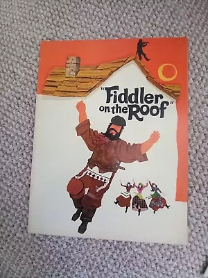 Original 1971 Fiddler On The Roof Film Promotional Programme • $4.98