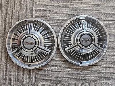 Tw0 (2) 1960's L79 Nova Impala. Chevelle. Ss Hubcaps Original Very Nice. • $49