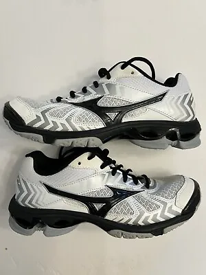 Mizuno Wave Bolt 7 Mens White-Black 8 White/Black • $8.99