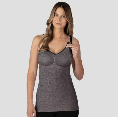 $26.63 • Buy Bravado! BASICS Women's Size S Dark Heather Slimming Maternity & Nursing Cami