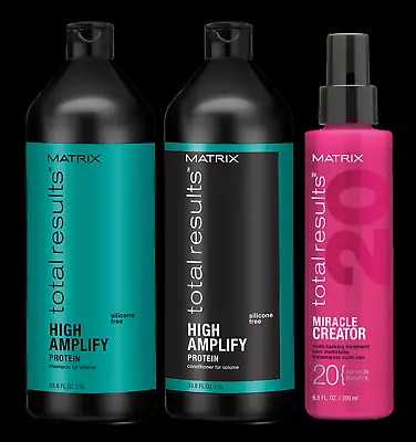 Matrix Total Results - High Amplify Duo (1000ml) & Miracle Creator 200ml • £46.39