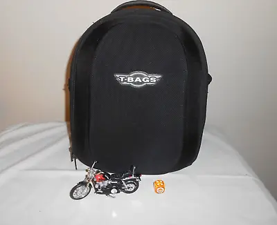 T-Bags Motorcycle Harley Davidson Sissy Bar Bag Luggage Storage + Model & Dice • $89.95