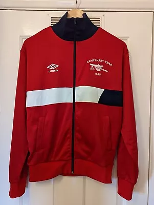 £47.50 • Buy Arsenal 1985 Tracksuit Top Score Draw Featuring Umbro Logo Size Medium BNWT