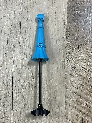 Monster High Doll Ghoulia Yelps Freaky Fusion Blue Umbrella Parasol • $14.99