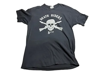 Vintage Death Riders Biker Club T-Shirt Men's Black  XL 80s Motorcycle • $55.07