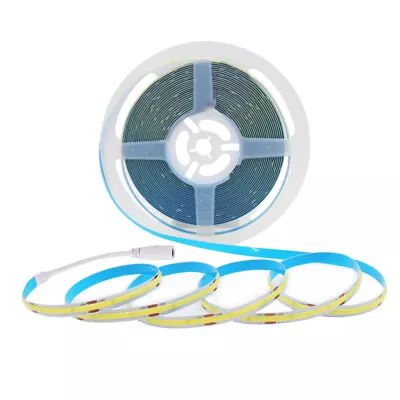 COB LED Strip Light Flexible Tape Lights Home DIY Lighting 12V+Power Supply US • $8.99