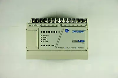 Allen-bradley Micrologix 1000 1761-l16bwa Plc - 85-264vac- 24vdc Inputs • $145