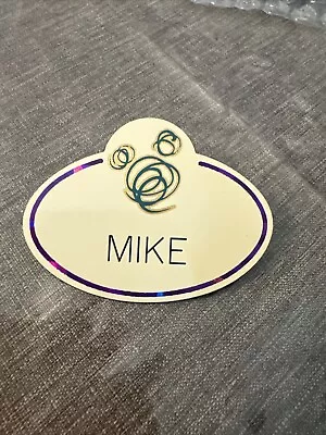 VINTAGE DISNEY QUEST Cast Member Name Tag Employee Badge MIKE Pin A RARE • $12.50