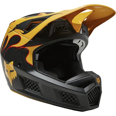 NEW Fox V3 RS Super Trick Yellow/Black Dirt Bike Helmet • $449