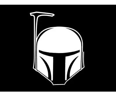 BOBA FETT Helmet Star Wars Vinyl Decal Car Sticker 5.5 In X 4.5 In • £5.78