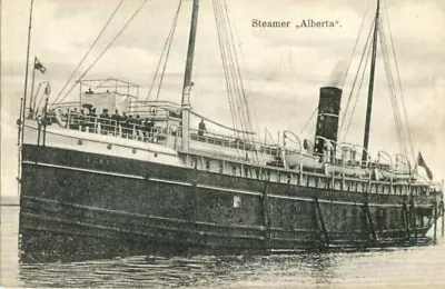 1910s Postcard Canadian Pacific Passenger Steamer ALBERTA • £1.50