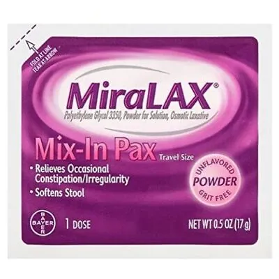Miralax Sachet 24 Packets By Miralax • $44.48