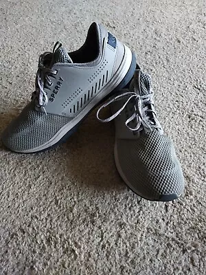 Men’s Sperry STS19067 H20 Gray Navy Water Casual Lace Up Shoes Sneaker Size 11M • $20