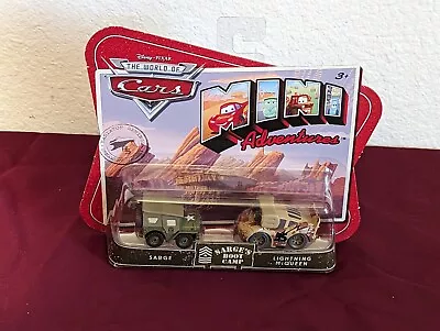 Disney Pixar Cars Mini Adventures Sarge's Boot Camp Sarge & Lightning McQueen   • $11