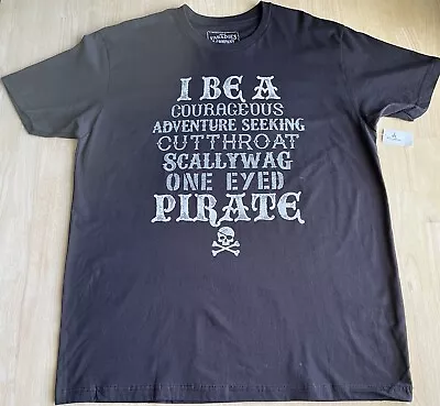 (XL) DISNEY I Be A Pirate Shirt WWD WDW Pirates Of The Caribbean Ride Tee NWT • $19.99