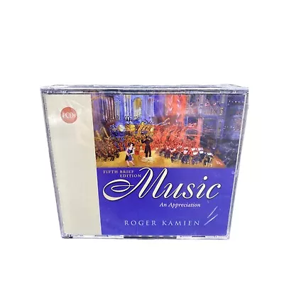 Music An Appreciation Roger Kamien 5th Edition 4 CD Sealed • $24.98