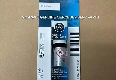 Mercedes-Benz Genuine Touch-Up Paint Stick Black Schwarz 9040 Color • $33.50