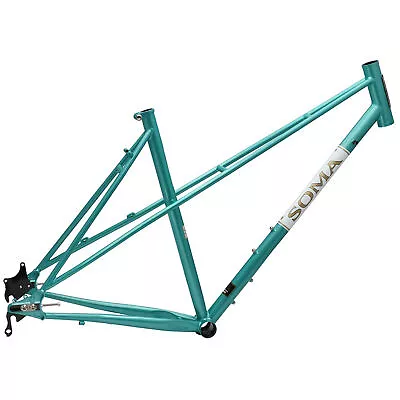 NEW Soma Buena Vista Disc Mixte Frame/Fork 54cm - Teal • $799.95