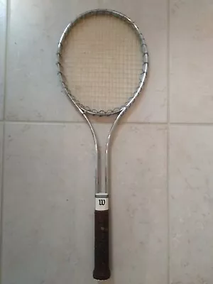 Wilson T-2000 Midsize Steel Tennis Racquet Racket 4-1/2  Rare Minty Buy Now $75 • $75