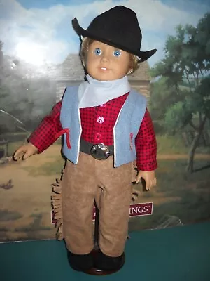 Logan Or Boy 18  Doll Western Chaps Outfit And Accessories • $39.95