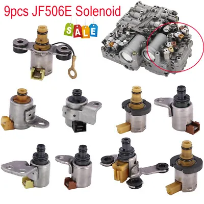 9pcs Transmission Shift Solenoid Kit OEM JF506E For VW Jaguar Land Rover Diesel • $88.77