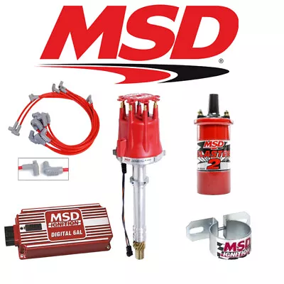MSD Complete Ignition Kit - Digital 6AL/Distributor/Wires/Coil SBC Roller Cam • $1024.99