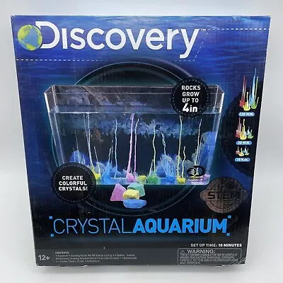 Discovery Kids Crystal Aquarium Growing Kit Magic Rocks STEM 12 Years+ Complete • $9.91