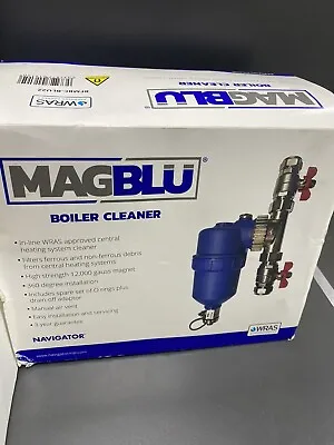 MAGBLU BOILER FILTER /CLEANER 22MM MAGNETIC BOILER CLEANER Brand New • £48.99