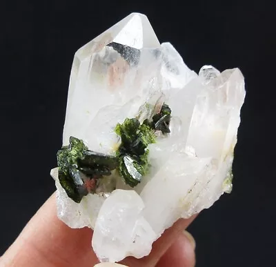 20g Exquisite Epidote&Quartz CrystalDaopingGuangxiChina • $6.99