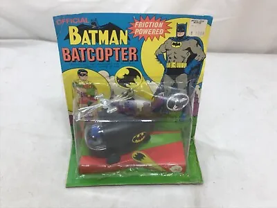 $499.75 • Buy RARE 1975 Vintage Azrak Hamway DC Comics Batman Friction Batcopter MOC Carded 